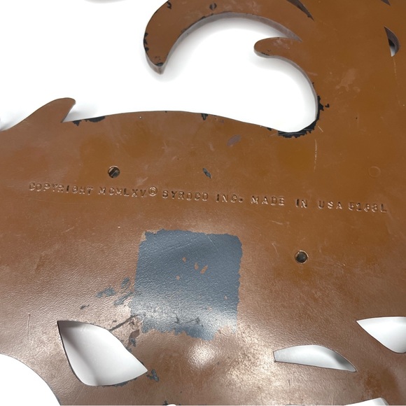 Fighting Rooster Syroco Wall Hanging Plaque - Picture 8 of 8